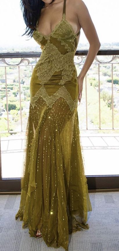 Beatuy Mermaid Sequins Lace Tulle Evening Dress Long Prom Gown with Slit SH393