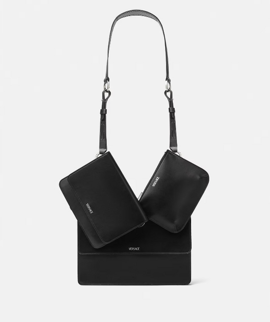 Versace Cargo Modular Messenger black bag