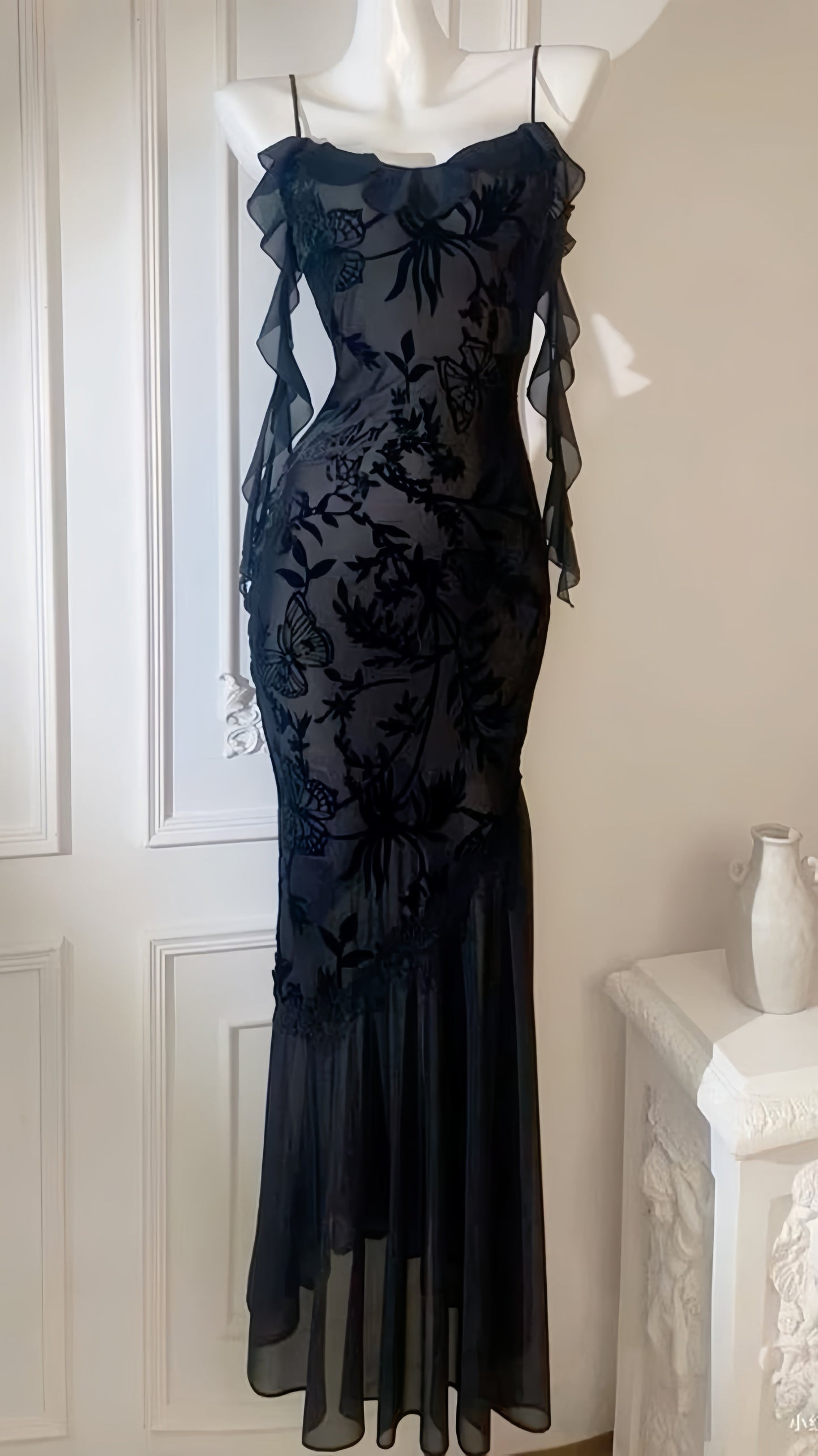 Sexy Black Lace Tight Party Dress