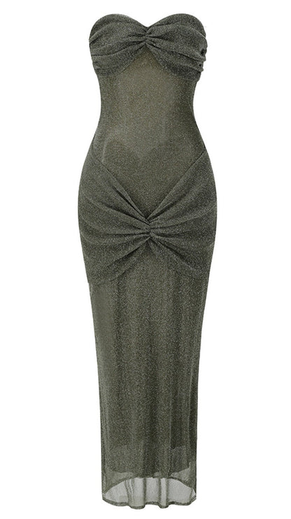 Sexy Bodycon Mermaid Prom Dress With Champagne Lining