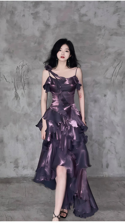 Sparkle Ruffle Prom Dresses, Causal Birthday Dresses, Dance Party Dress