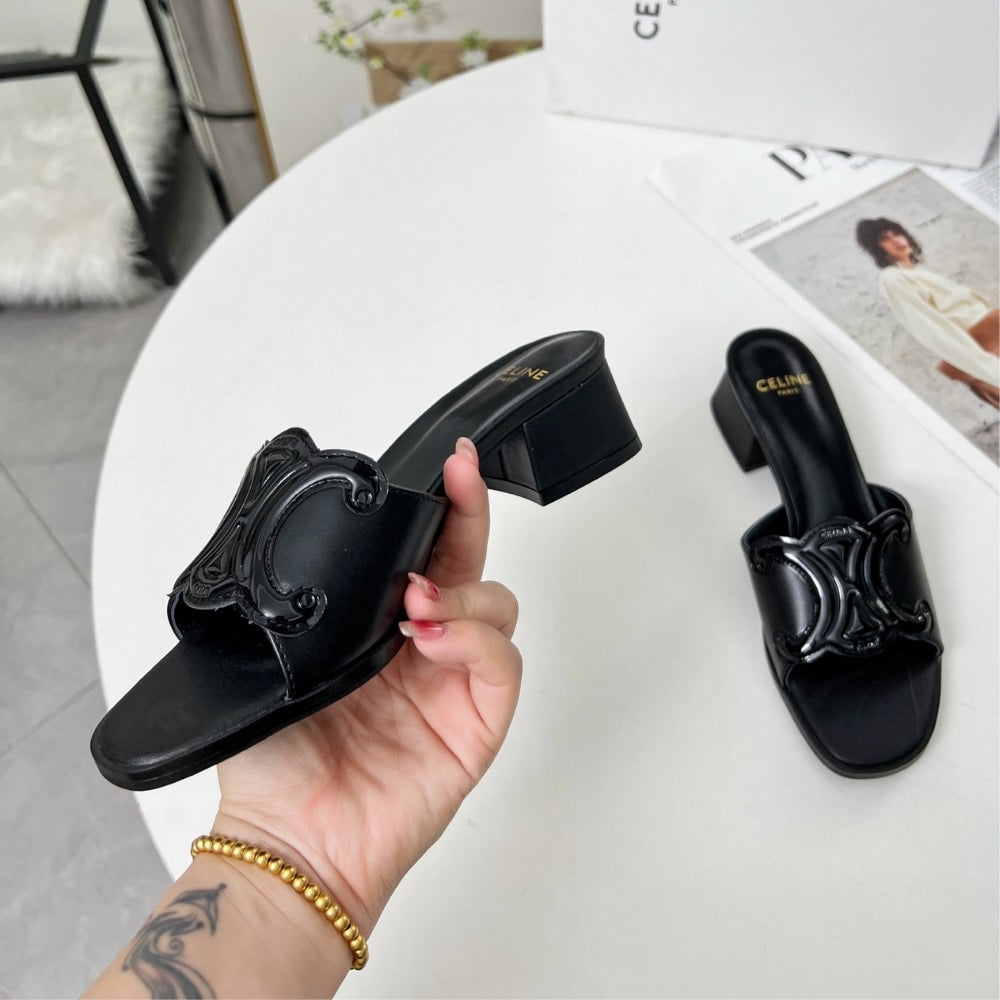 CELINE CLEMENCE MULE IN BLACK 362355045C 38NO