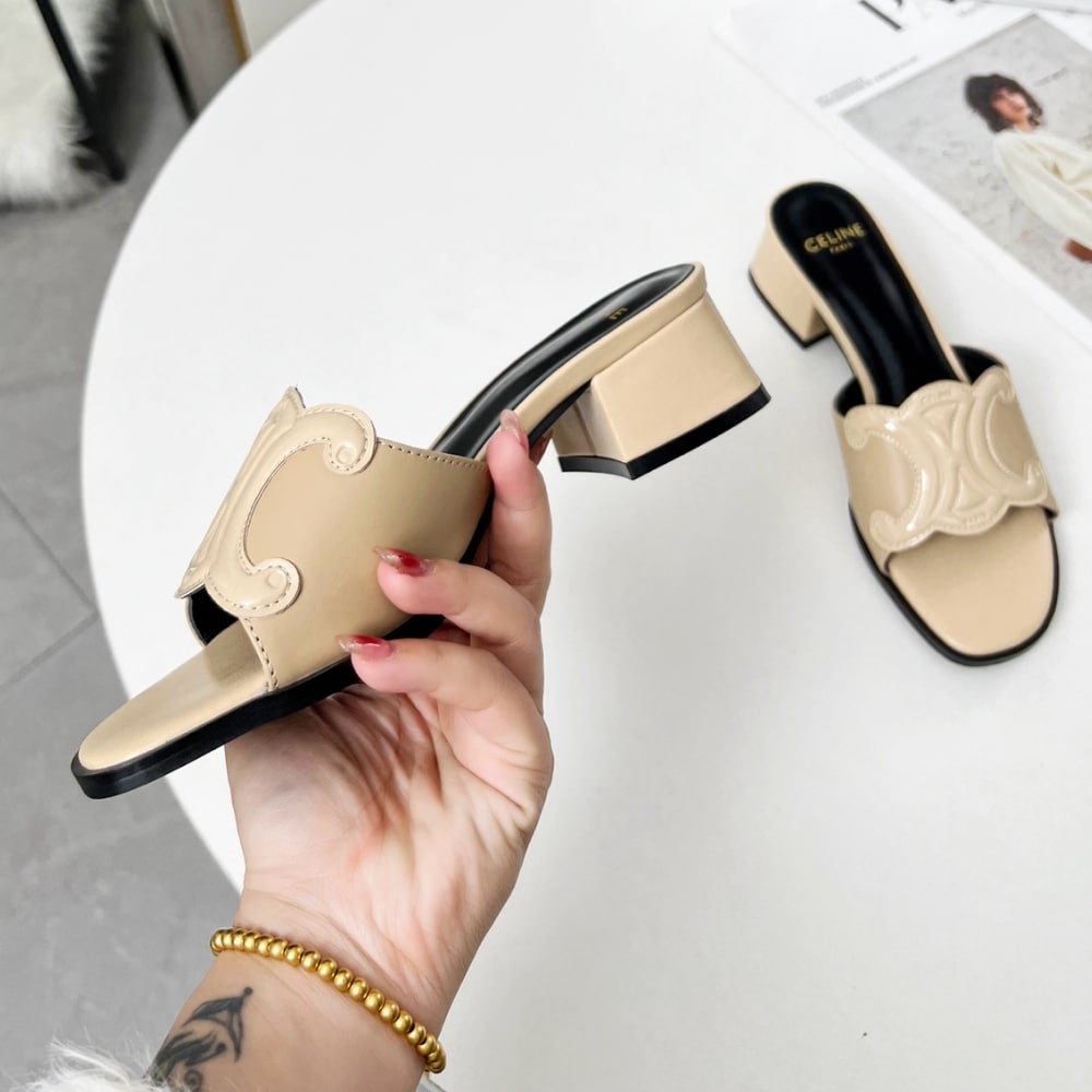 CELINE CLEMENCE MULE IN BEIGE
