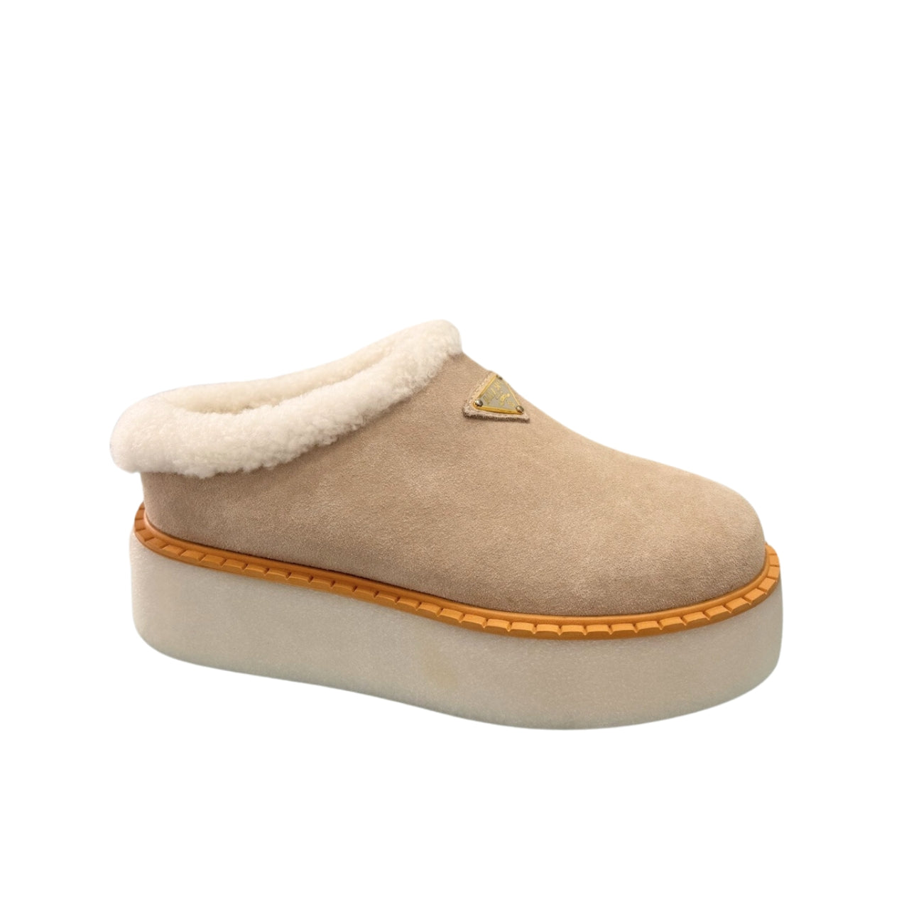 PRADA SUEDE MULES BEIGE 1S715NFZG50X0O