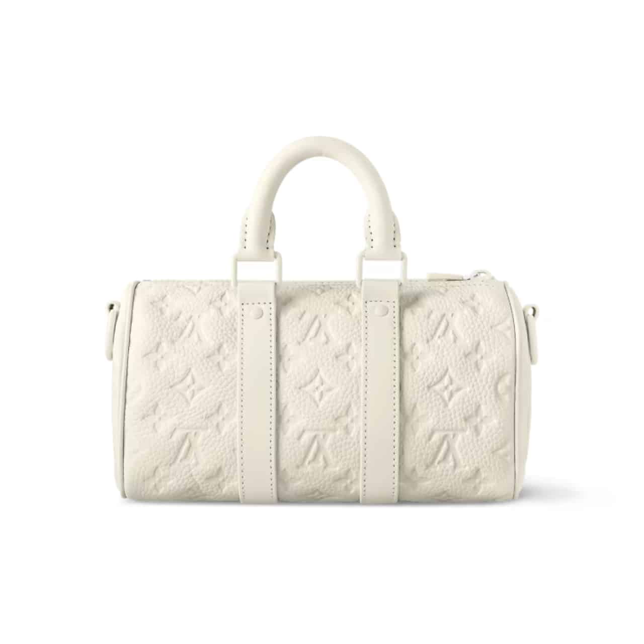 LOUIS VUITTON KEEPALL BANDOULIÈRE 25 BAG CREAM 25CM M24434