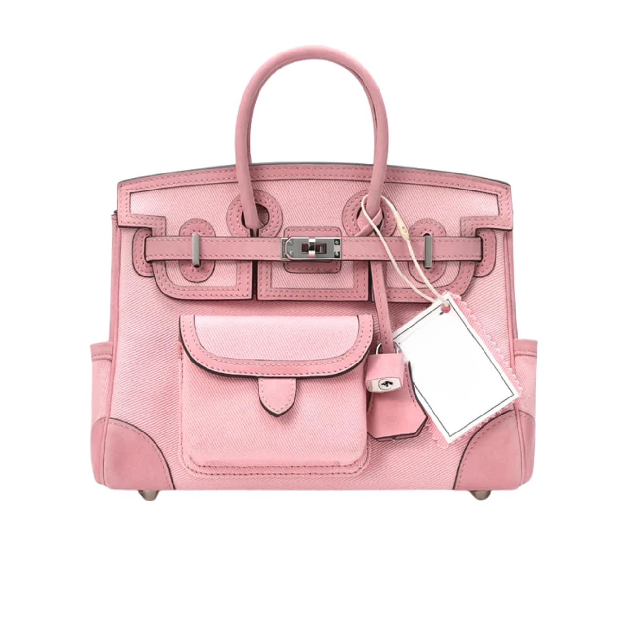 HERMÈS BIRKIN 25 CARGO TRAVEL BAG PINK 25CM