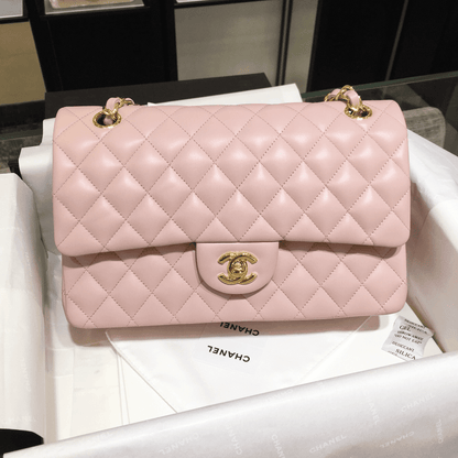 CHANEL Classic Double Flap Small Pink Lambskin