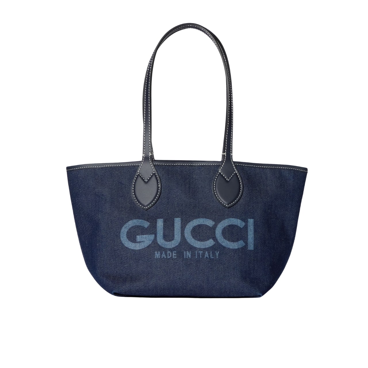 GUCCI TOTISSIMA MEDIUM REVERSIBLE TOTE DENIM DARK BLUE 30CM 820481 FAD3J 8441
