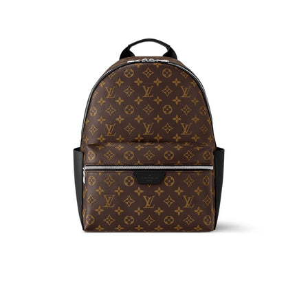 LOUIS VUITTON DISCOVERY PM BACKPACK MACASSAR MONOGRAM BROWN 40CM M46684