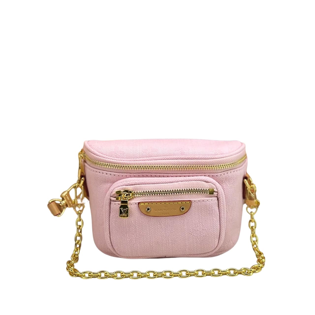 LOUIS VUITTON MINI BUMBAG WASHED PINK 17CM
