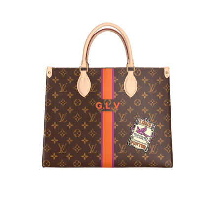 LOUIS VUITTON ON THE GO MM MON MONOGRAM BROWN 35CM P01898