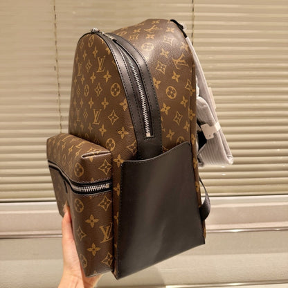 LOUIS VUITTON DISCOVERY PM BACKPACK MACASSAR MONOGRAM BROWN 40CM M46684