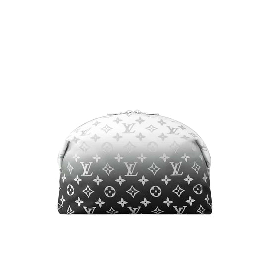 LOUIS VUITTON COSMETIC POUCH FROST GRADIENT SILVER 27CM M12052