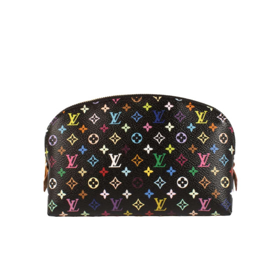 LOUIS VUITTON X MURAKAMI COSMETIC POUCH PM MONOGRAM BLACK 19CM
