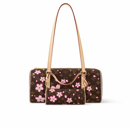 LOUIS VUITTON X MURAKAMI PAPILLON SAKURA BROWN 27CM M13097