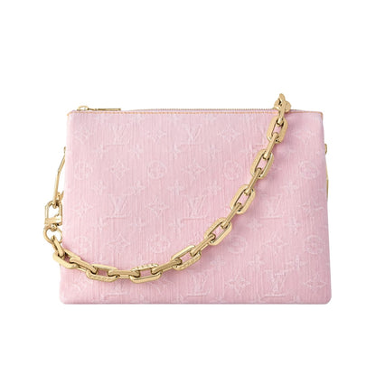 LOUIS VUITTON COUSSIN PM  WASHED PINK 25CM  M13313