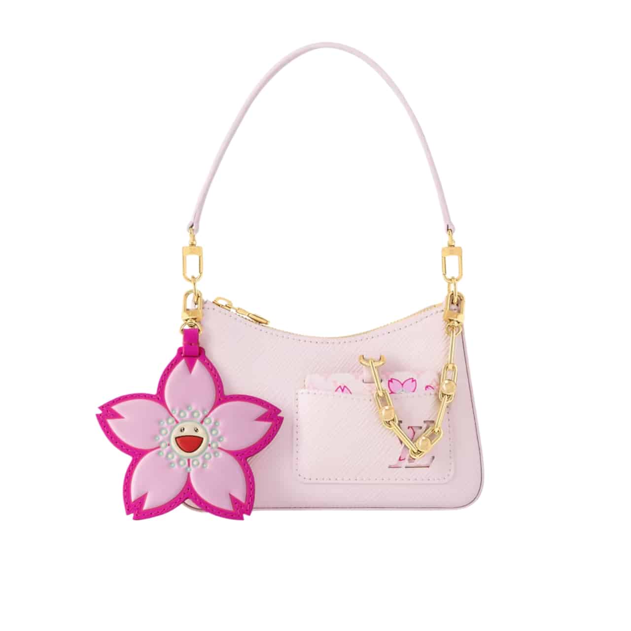 LOUIS VUITTON X TAKASHI MURAKAMI MARELLINI CHEEKY PINK 19CM M13101