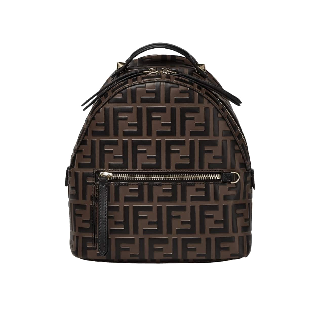 FENDI MINI BACKPACK BROWN 22CM 8BZ038A5TLF13VK