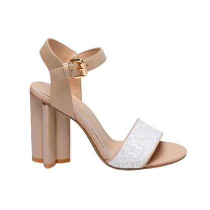 LOUIS VUITTON SILHOUETTE SANDAL BEIGE 1AHNSB