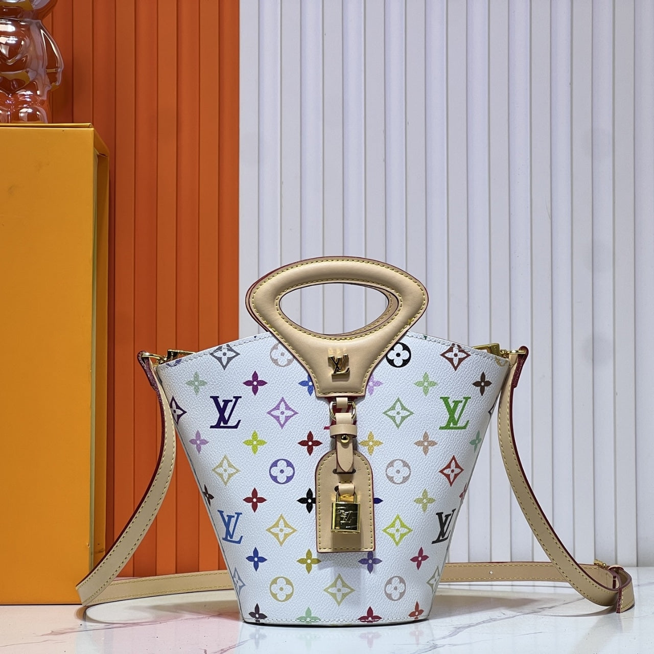LOUIS VUITTON RIVAGE BB WHITE 18CM