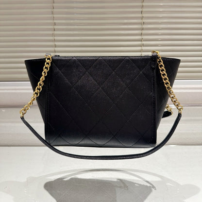 CHANEL HIPPIE HOBO BAG BLACK 25CM AS5417 B19635 94305