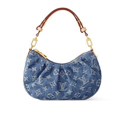 LV POCHETTE VALLEY BAG DENIM BLUE 21CM M13571