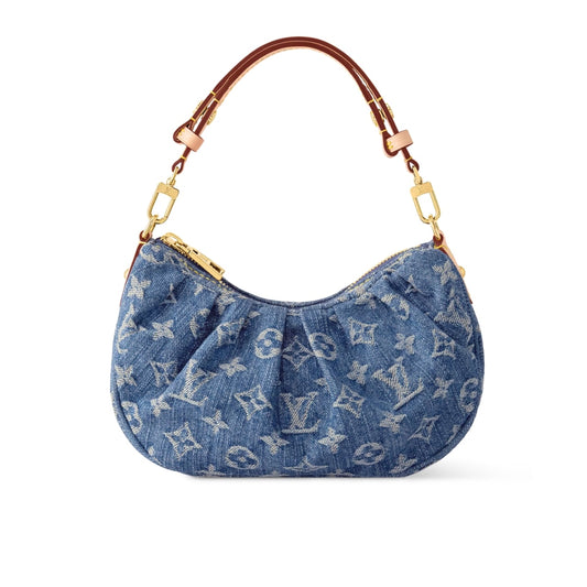LV POCHETTE VALLEY BAG DENIM BLUE 21CM M13571