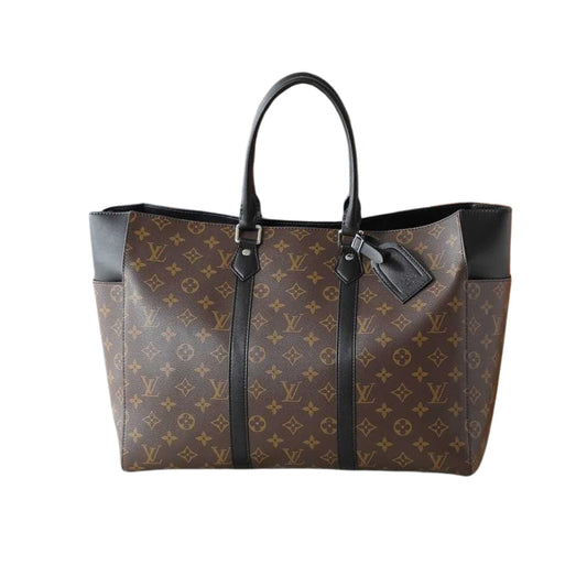 LOUIS VUITTON SAC PLAT 24H MONOGRAM BROWN 44CM