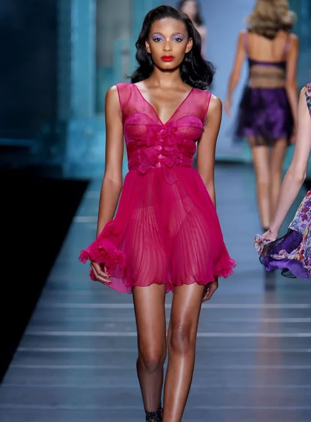 Hot Pink A Line V Neck Chiffon Short Homecoming Dress Birthday Dress SH2512