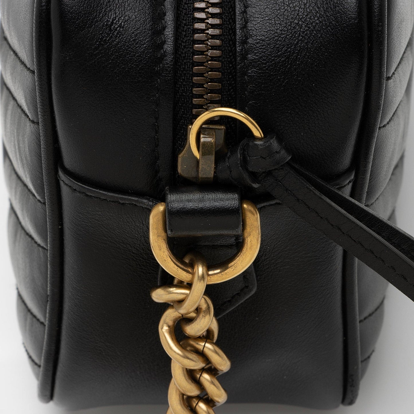 Gucci Matelasse Leather GG Marmont Small Shoulder Bag (SHF-8WEwIl)