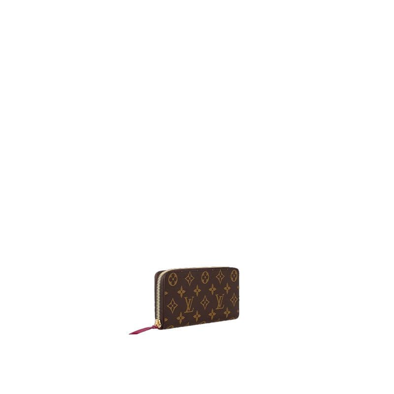Louis Vuitton Monogram Canvas Clemence Wallet M60742 Fuchsia