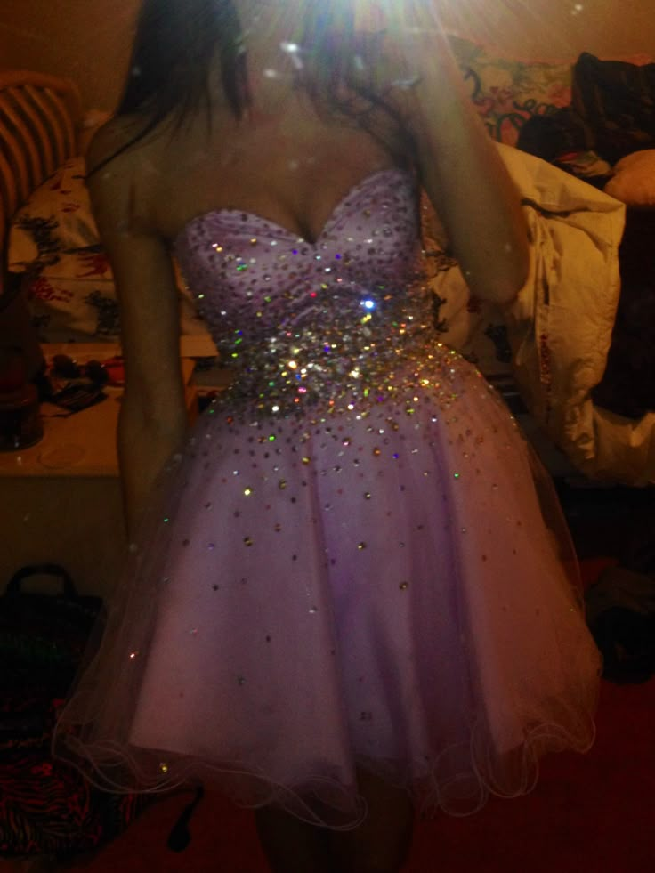 Elegant Pink Tulle Beaded A Line Homecoming Dress Strapless Short Cocktail Dress S423