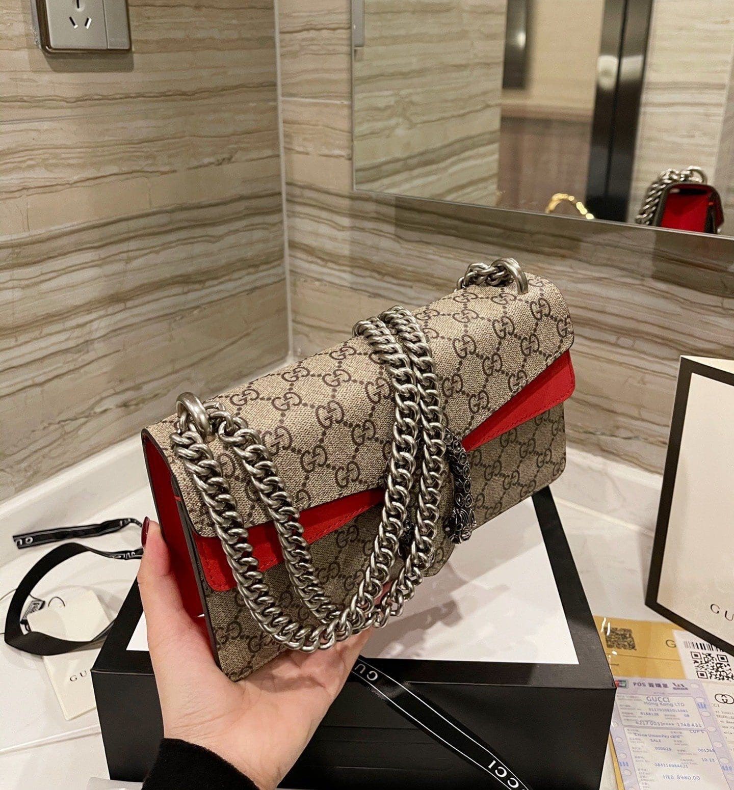 GUCCI DIONYSUS GG SMALL SHOULDER BAG