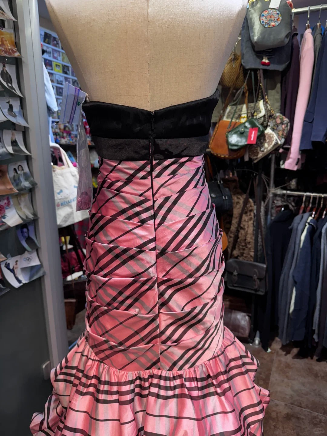 Pink Unique Fashion Retro Elegant Exquisite Long Prom Dress Evening Gown gh4212