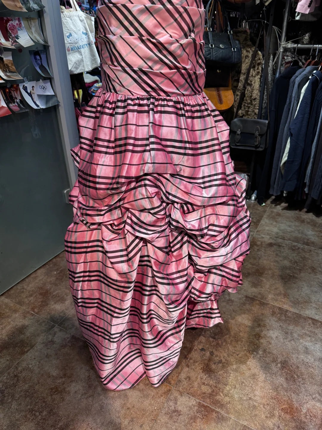 Pink Unique Fashion Retro Elegant Exquisite Long Prom Dress Evening Gown gh4212