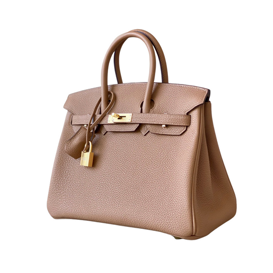 H BIRKIN 25 TOGO GOLD BROWN  GOLD HARDWARE 25CM