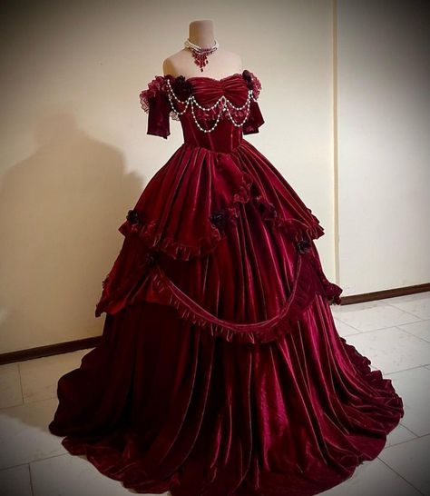 Pretty Ball Gown Off The Shoulder Burgundy Long Quinceanera Dress Formal Gowns Vestido De 15 Anos Sweet 16 Dress W0321