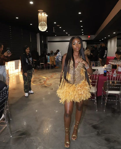 Sexy Sheath Sequin Beads Short Summer Black Girls Gold Birthday Dresses Hoco Dress Mini 18th Birthday Outfit Cocktail Dresses W0497