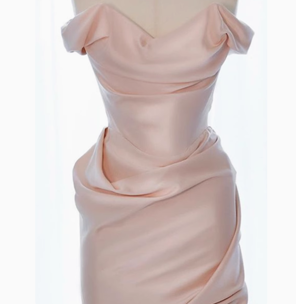 Sexy Sheath Off The Shoulder Pink Satin Short Homecoming Dresses Summer Hoco Dresses Cocktail Dress Birthday Outfits W0725