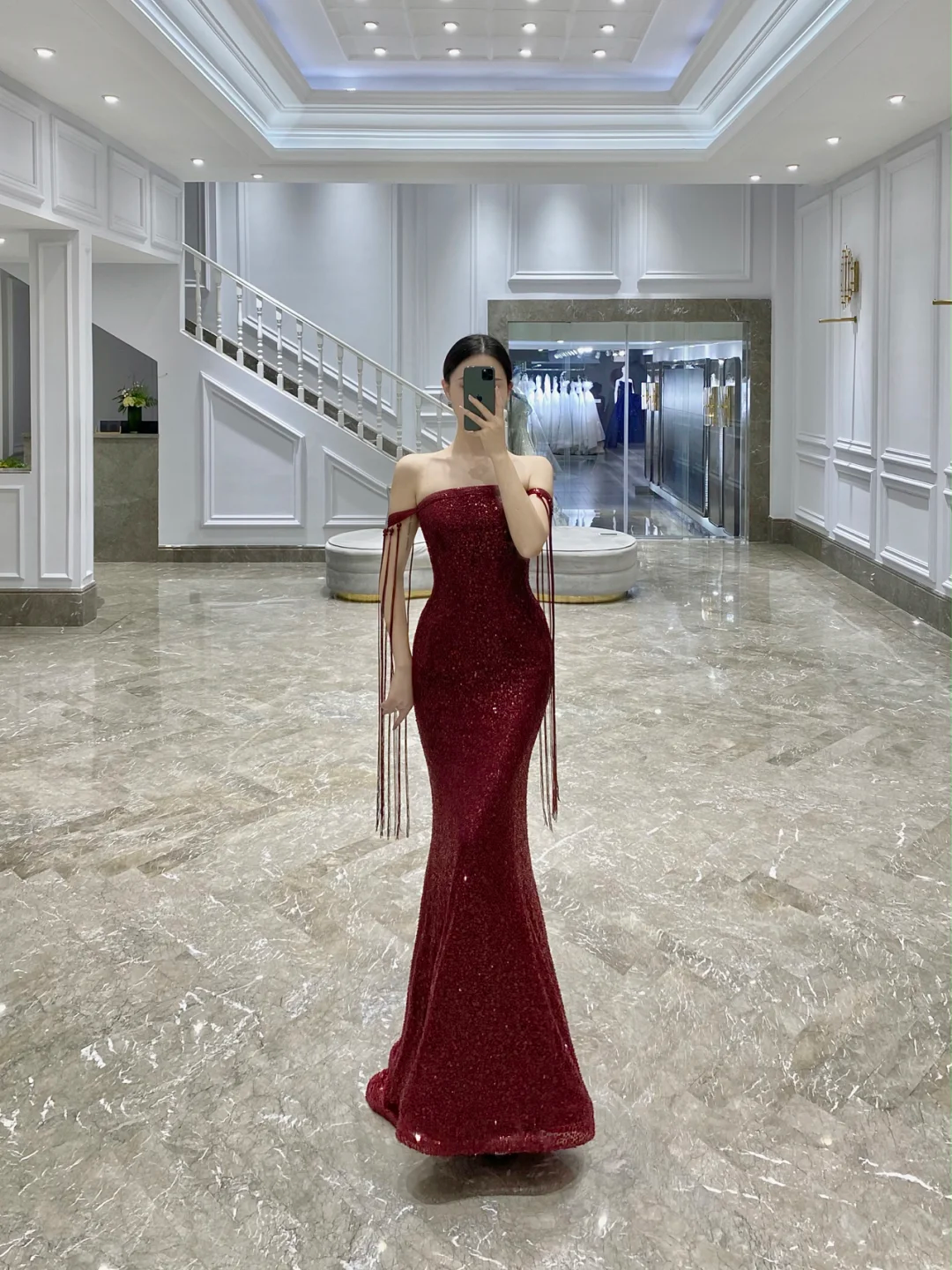Classy Mermaid Off The Shoulder Burgundy Long Prom Dresses Formal Gown Summer Wedding Guest Dress Wedding Outfits For Guest W0734