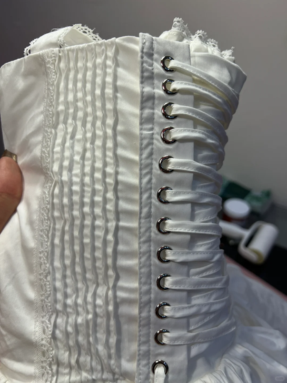 Cute A line Square White Short Lace Homecoming Dress Summer Middle School Formal Hoco Dresses Cocktail Dress Birthday Outfits W1002