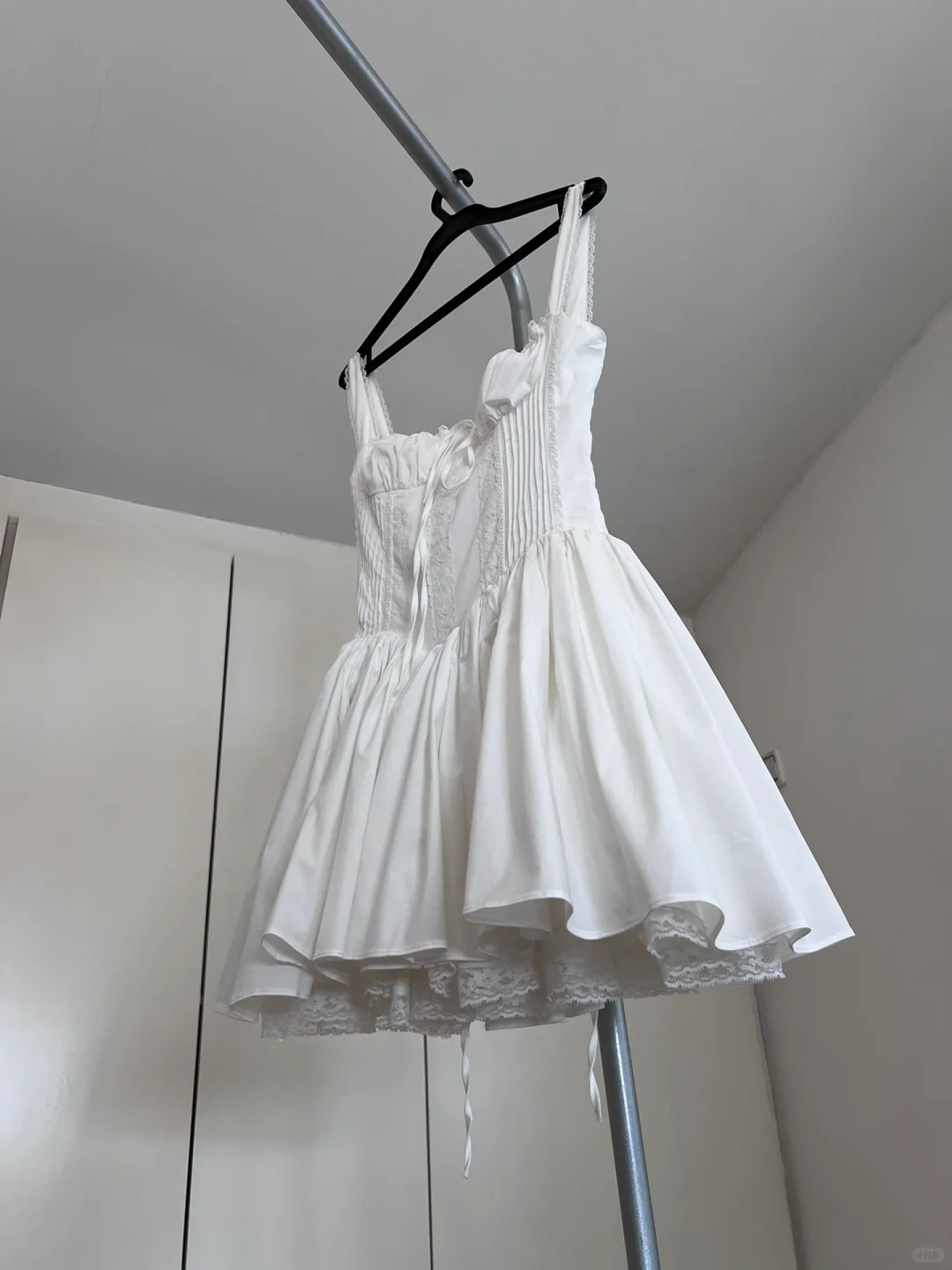 Cute A line Square White Short Lace Homecoming Dress Summer Middle School Formal Hoco Dresses Cocktail Dress Birthday Outfits W1002