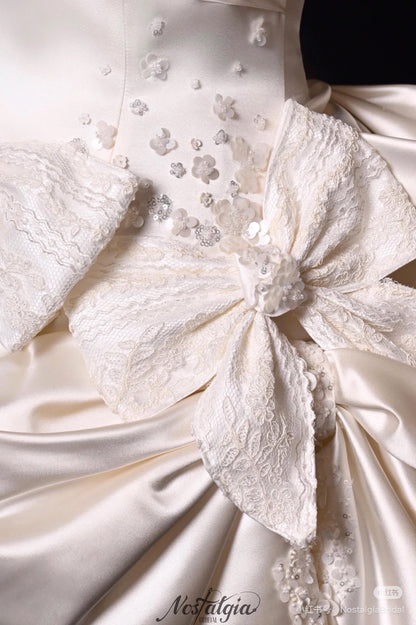 Simple Wedding Dress Sheath Strapless Summer Short Wedding Dresses Bride Dress Bridal Gowns With Bow W1189