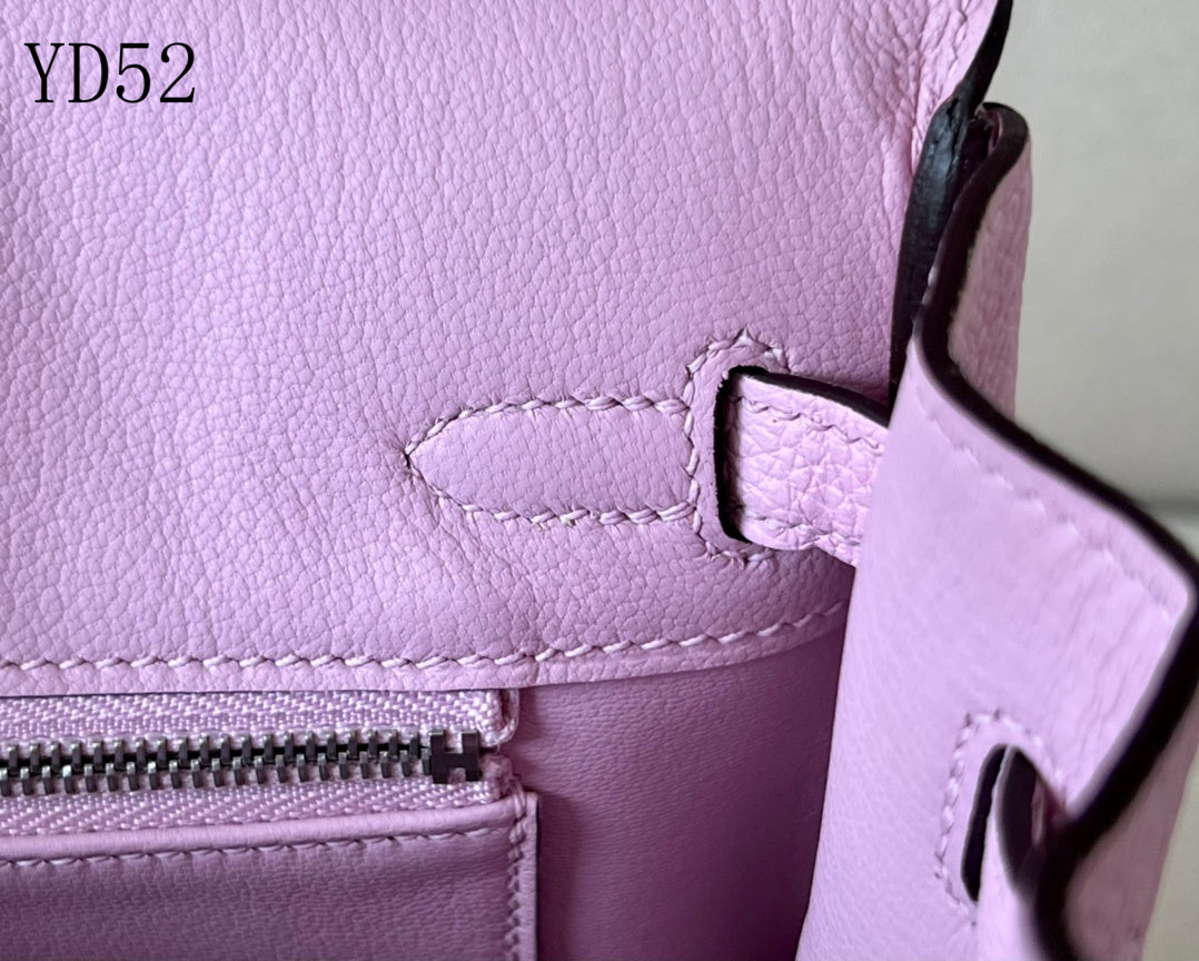 H BIRKIN 25 TOGO PINK  SILVER HARDWARE 25CM
