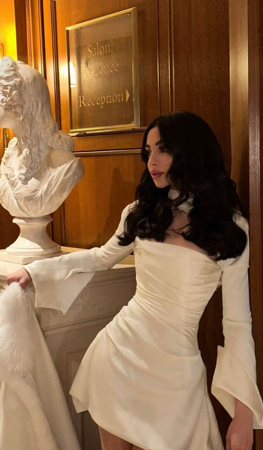 Cute A line Short Satin Formal 8th Grade Homecoming Dress Summer Middle School Hoco Dresses Birthday Outfits W807