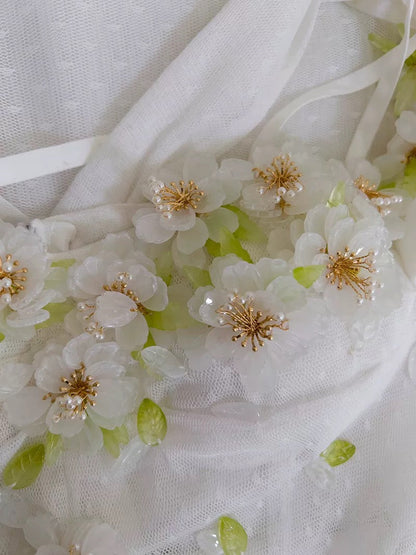 Vintage A line Spaghetti Straps White Long Evening Party Gowns Evening Formal Dresses Prom Dress W829