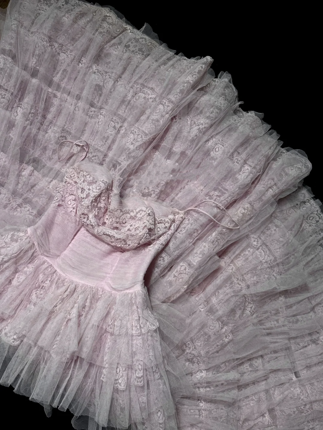 Pretty Ball Gown Strapless Tulle Light Pink Long Quinceanera Dress Formal Gowns Vestido De 15 Anos Sweet 16 Dress W839