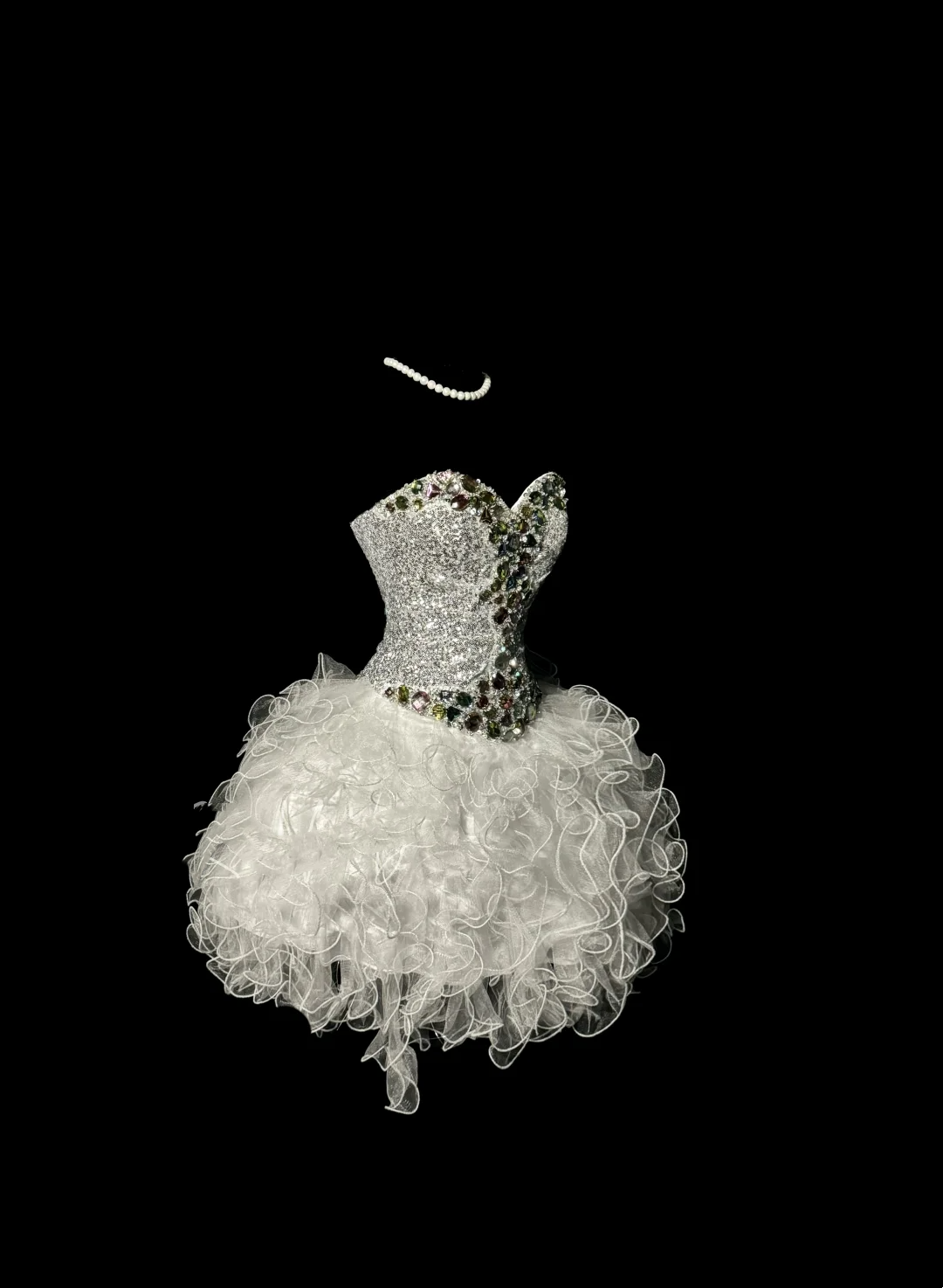 Pretty Ball Gown Sweetheart White Tulle Mini Short Formal 8th Grade Homecoming Dresses Summer Middle School Hoco Dress Birthday Outfits W844