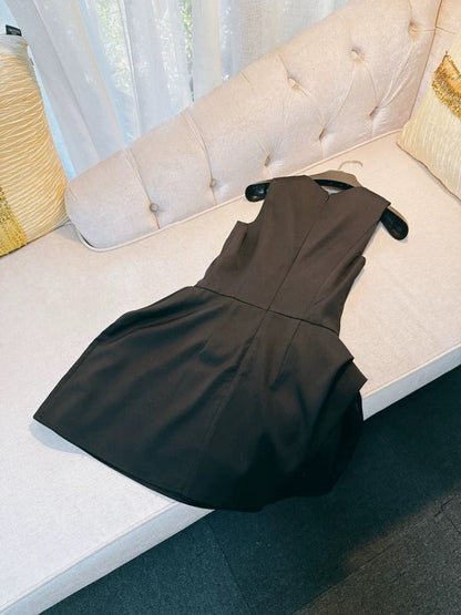 Pretty A line Scoop Neck Little Black Dress Summer 16th Birthday Dresses For Teens Hoco Dress Mini 18th Birthday Outfit Cocktail Dresses For Women W883