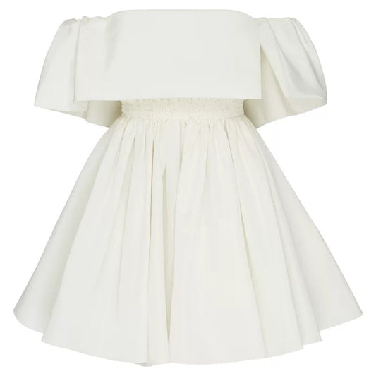 Trendy A line Off The Shoulder Satin Formal Short 8th Grade Homecoming Dress Summer Middle School Hoco Dresses Birthday Outfits W948